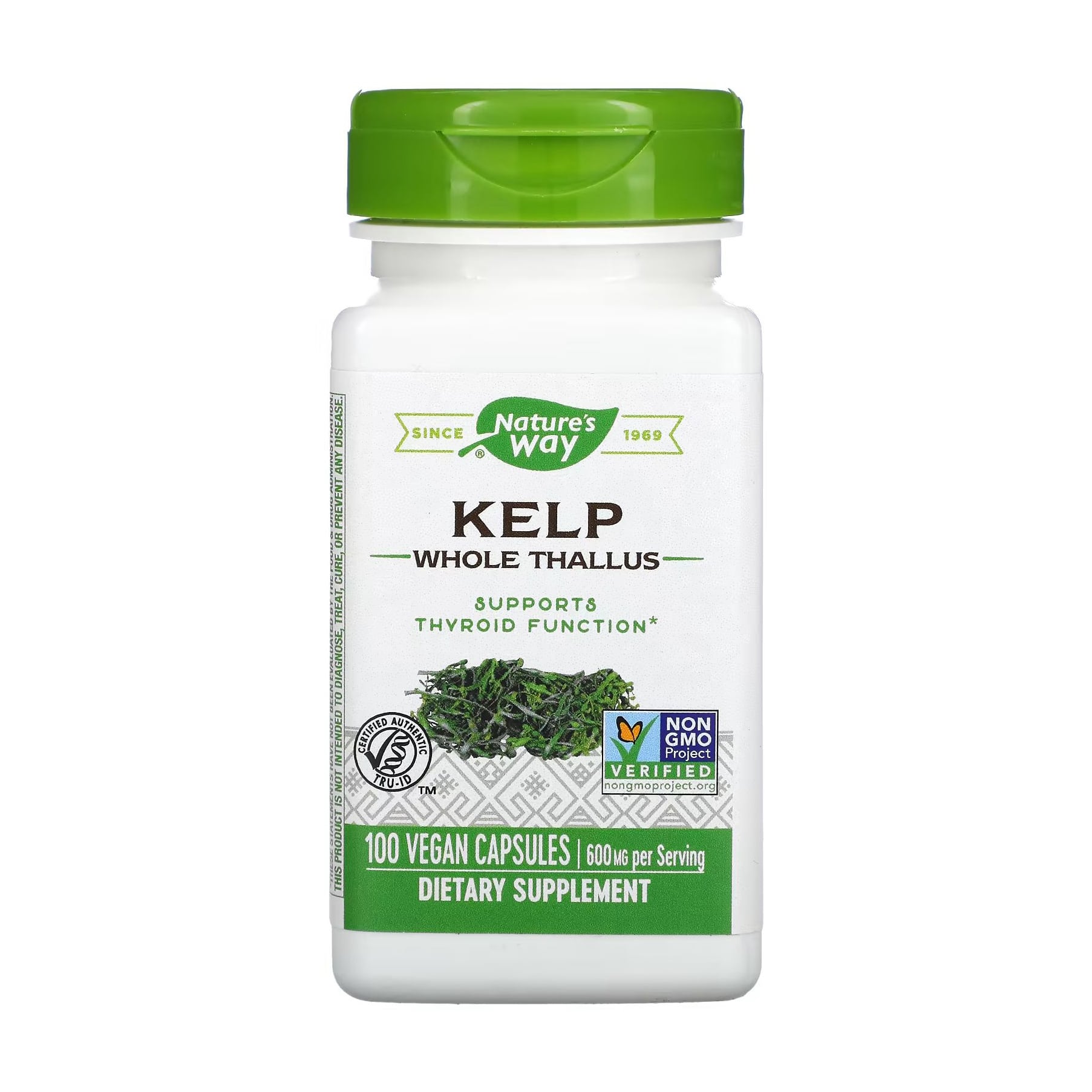 Ламінарія Nature's Way Kelp 600 мг, 100 капсул